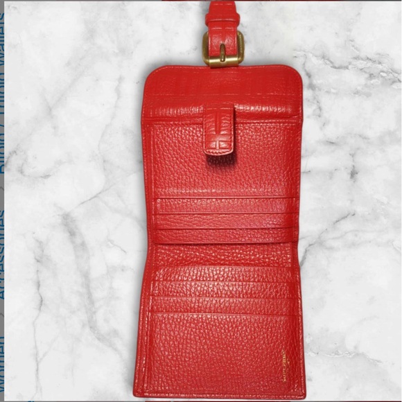 Burberry grained Leather compact wallet - Picture 2 of 15